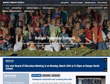 Tablet Screenshot of bangorschools.org